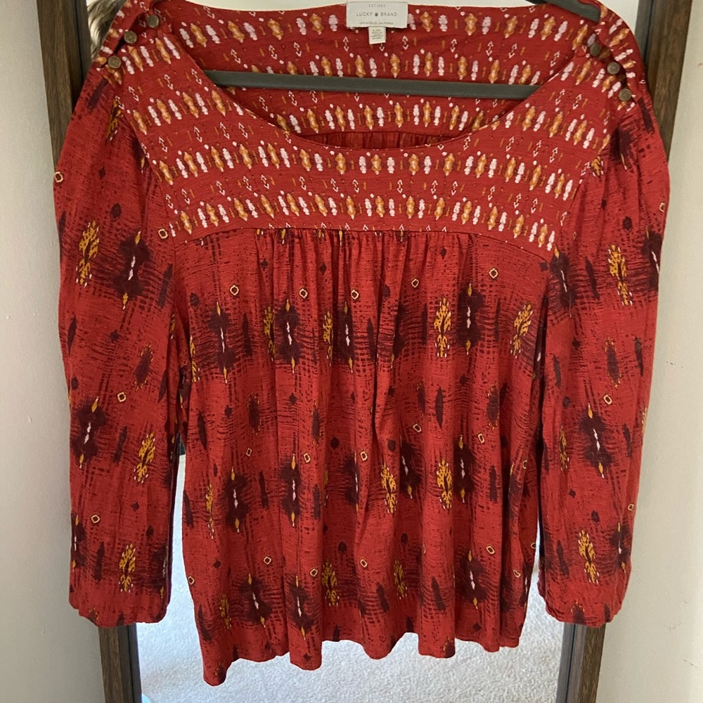 Large lucky brand shirt